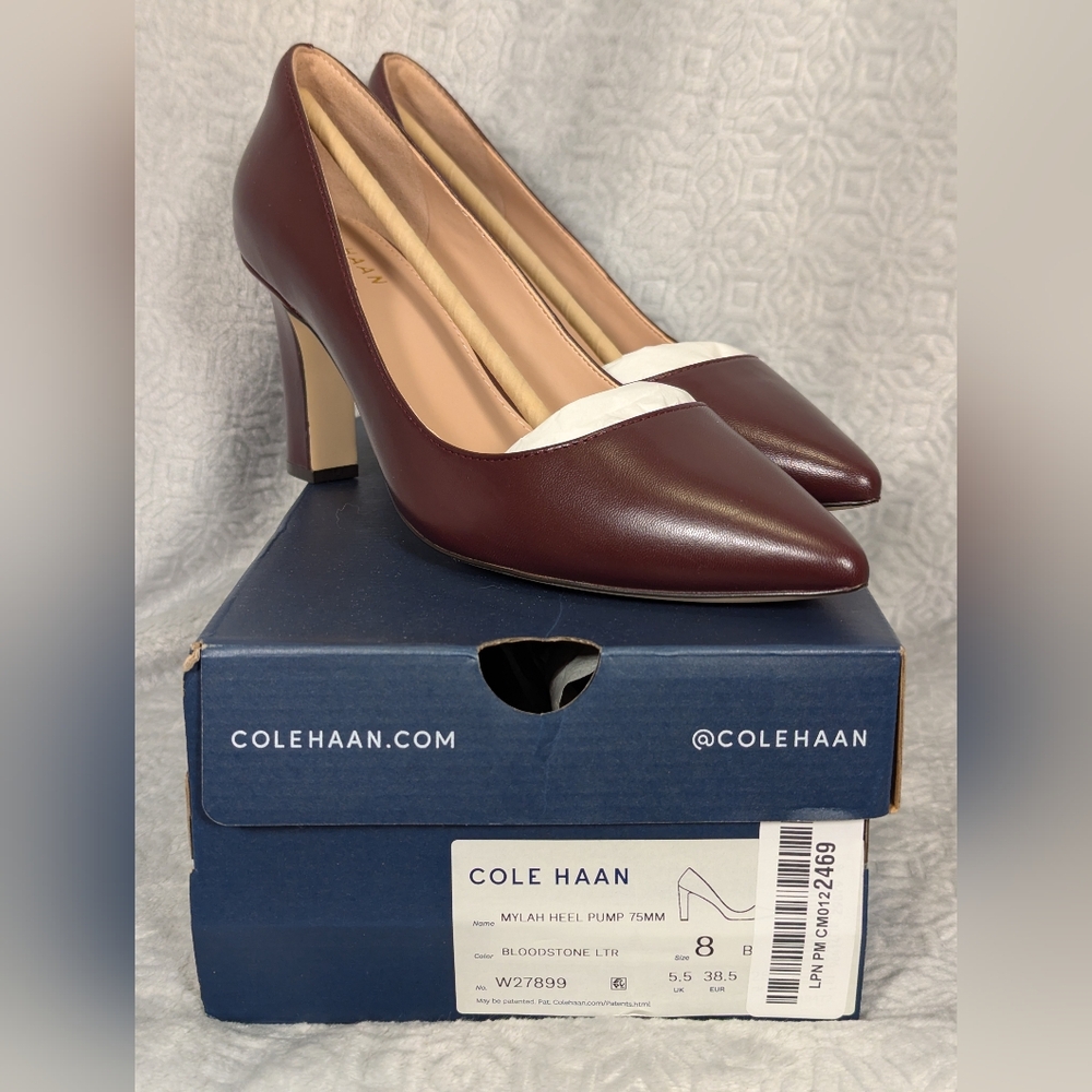 Cole Haan Brown Leather Heels Classic Pumps